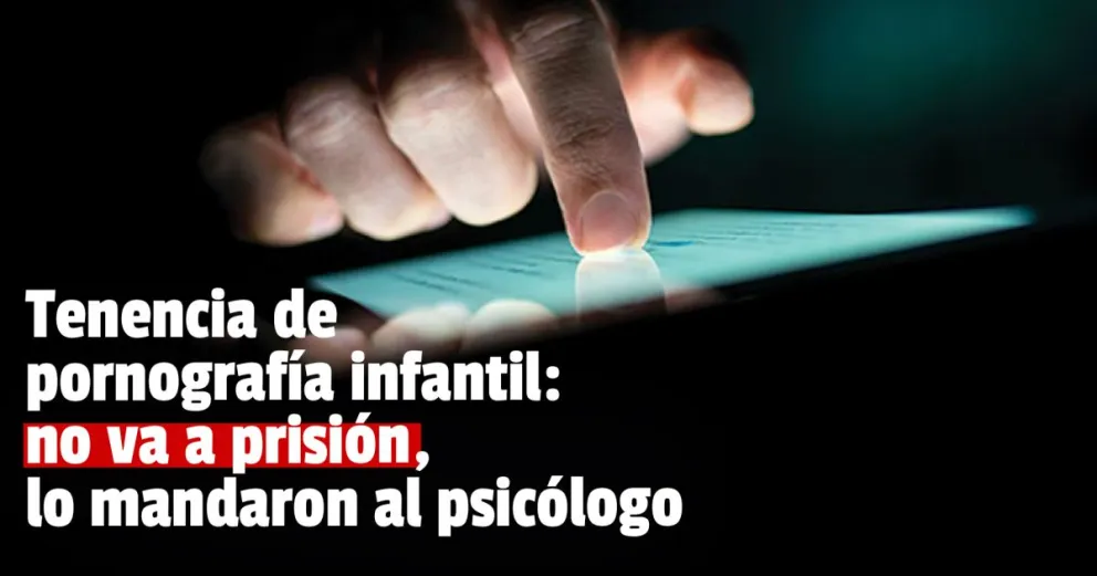 Condenaron a un hombre por tenencia de pornografía infantil