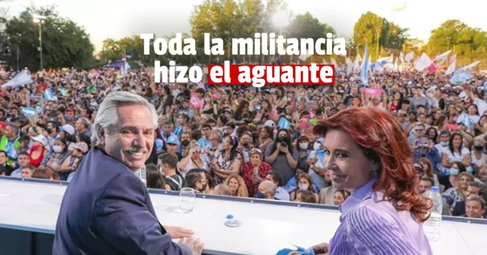 Alberto Fernández hizo un llamado a la unidad y criticó a la oposición en el cierre de campaña