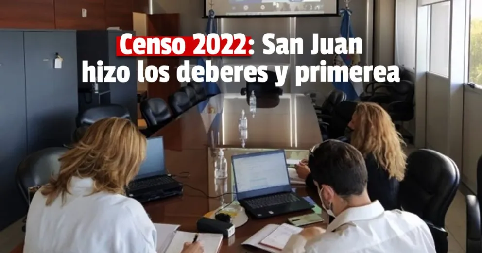 San Juan puso primera y terminó las tareas previas al Censo 2022