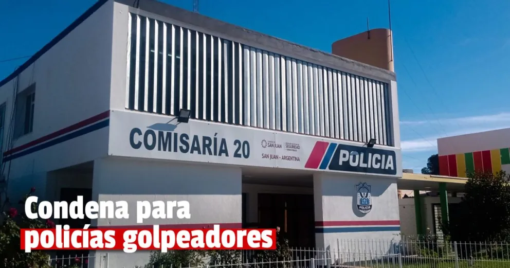 Condenaron a los policías que golpearon a un detenido en Angaco
