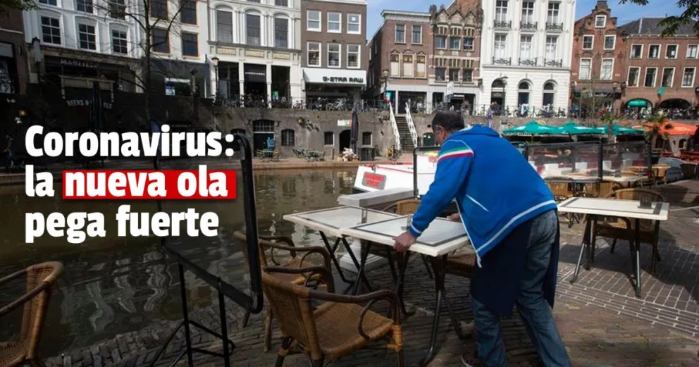 Nueva ola: Holanda, el primer país de Europa que vuelve a un confinamiento parcial