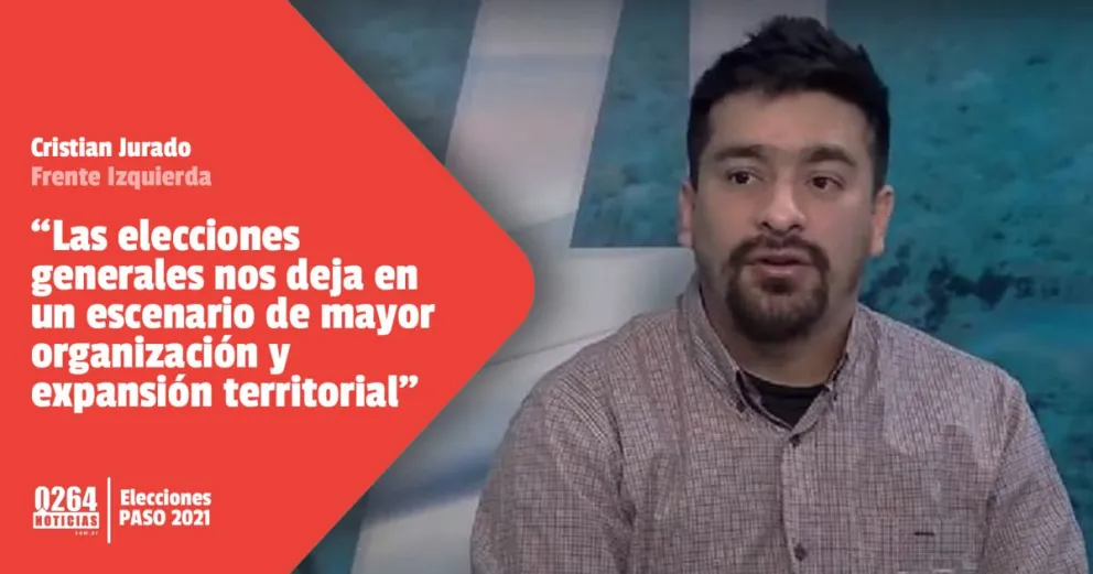 Cristian Jurado: "Las elecciones generales nos deja en un escenario de mayor organización y expansión territorial"