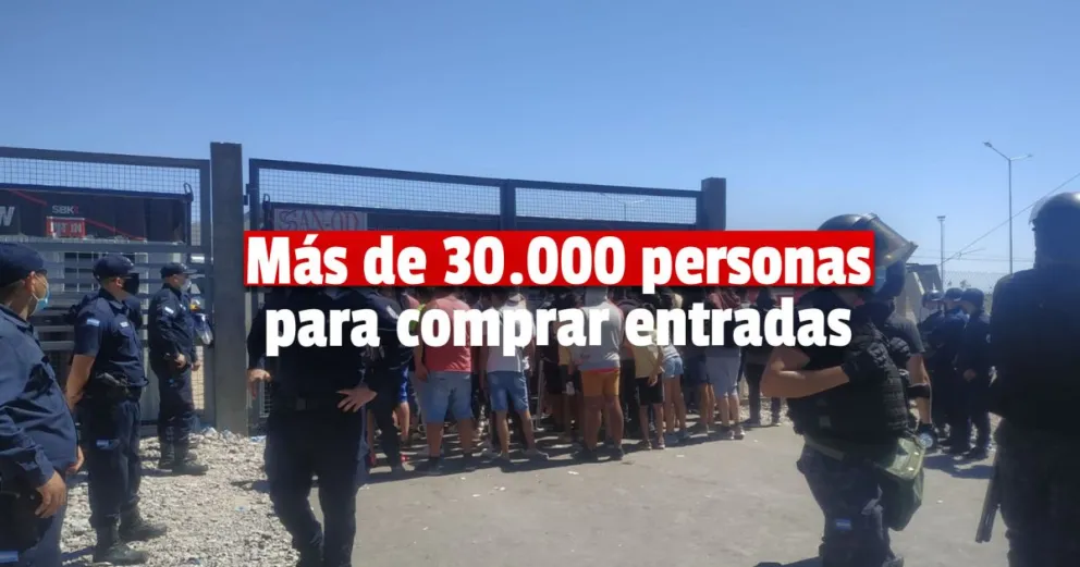 Se agotaron las entradas y finalizó el operativo de seguridad en el Villicum