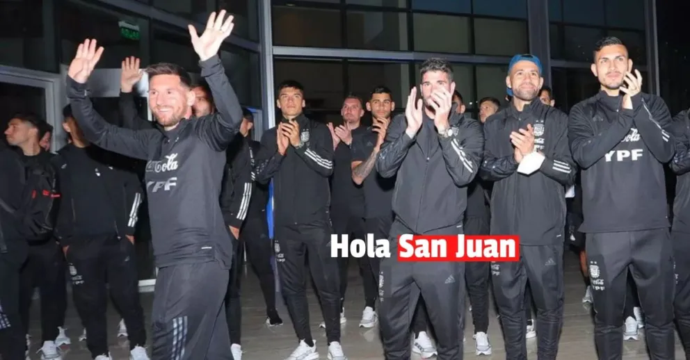 El gesto de la Selección Argentina al llegar a San Juan