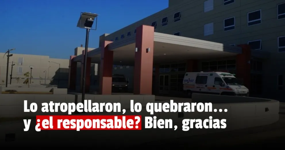 Atropelló a un motociclista y se dio a la fuga