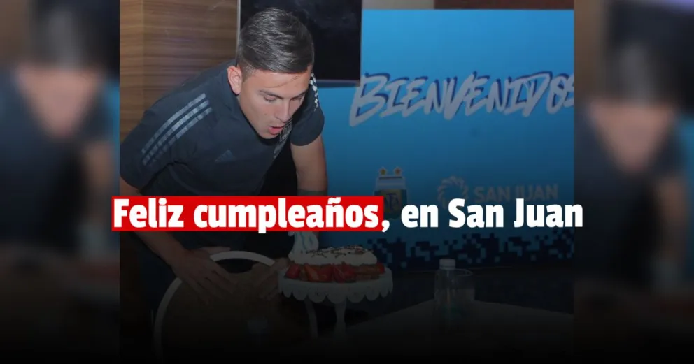 Paulo Dybala festejó su cumpleaños en San Juan