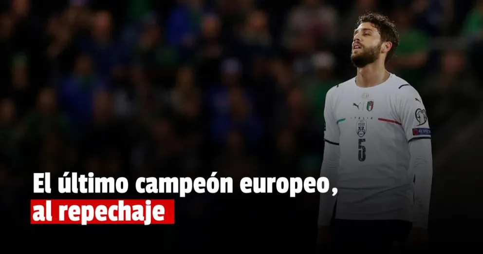 Italia no pudo con Irlanda del Norte y jugará el repechaje en Qatar