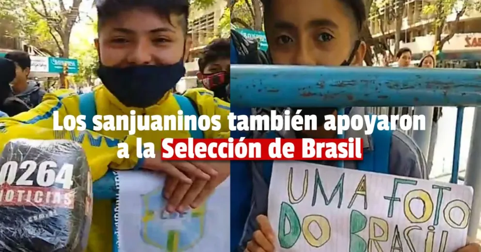 A pesar de la ausencia de Neymar, los sanjuaninos esperan el saludo de los jugadores brasileños