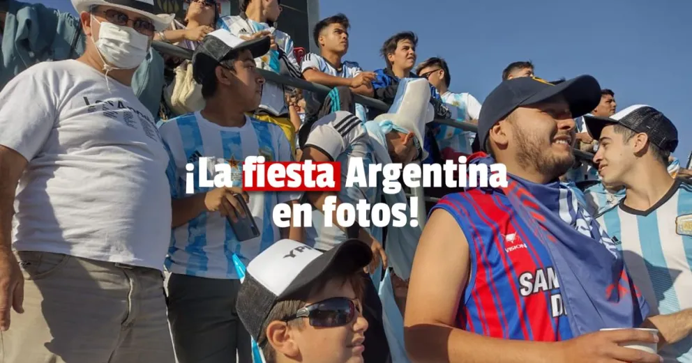 Las mejores fotos de la previa de Argentina - Brasil