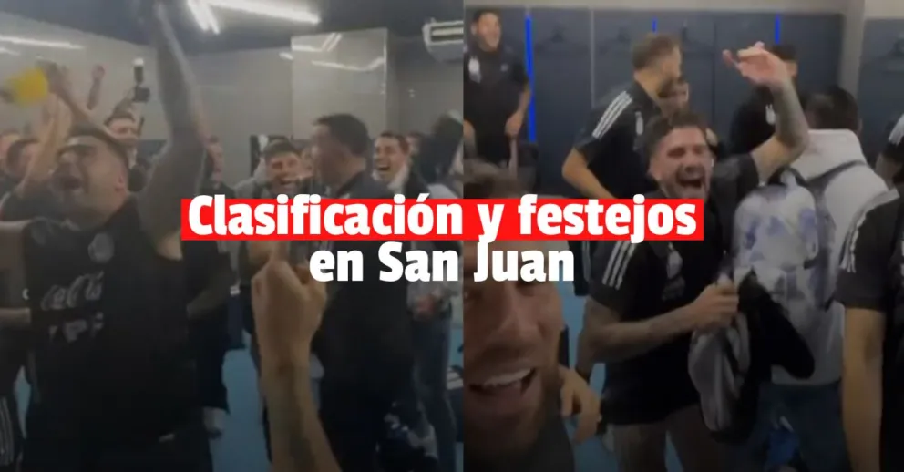 Así fueron los festejos de la Selección Argentina tras la clasificación a Qatar 2022