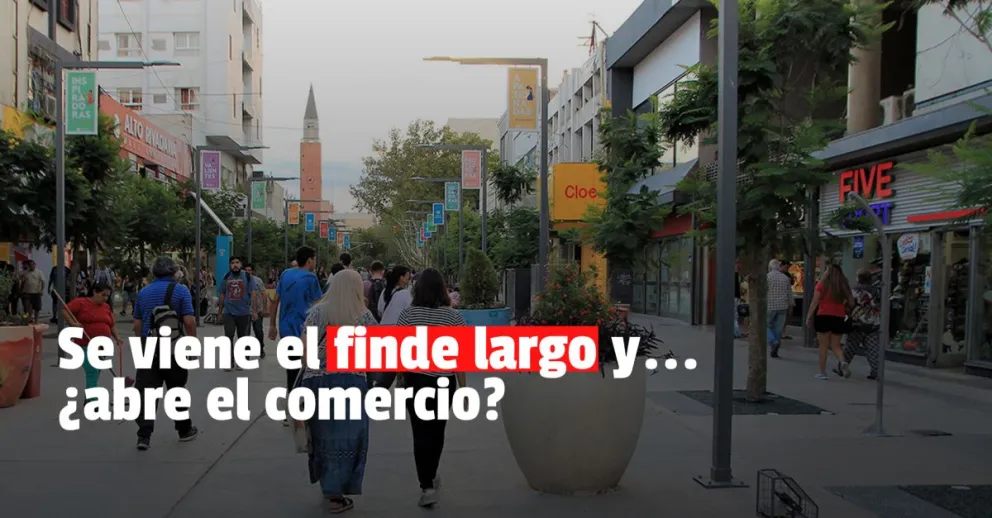 El comercio no abre el lunes