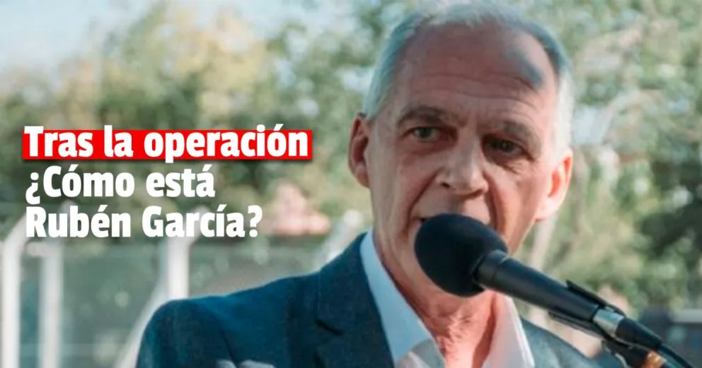 Rubén García fue operado y la intervención fue exitosa