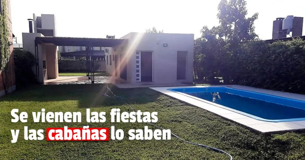 Alquilar una cabaña con pileta para Navidad: misión imposible