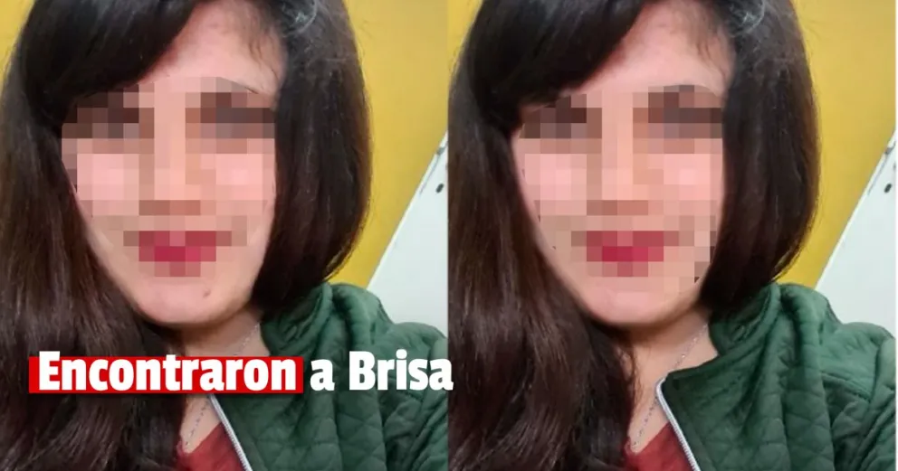 Luego de cuatro días de intensa búsqueda apareció Brisa