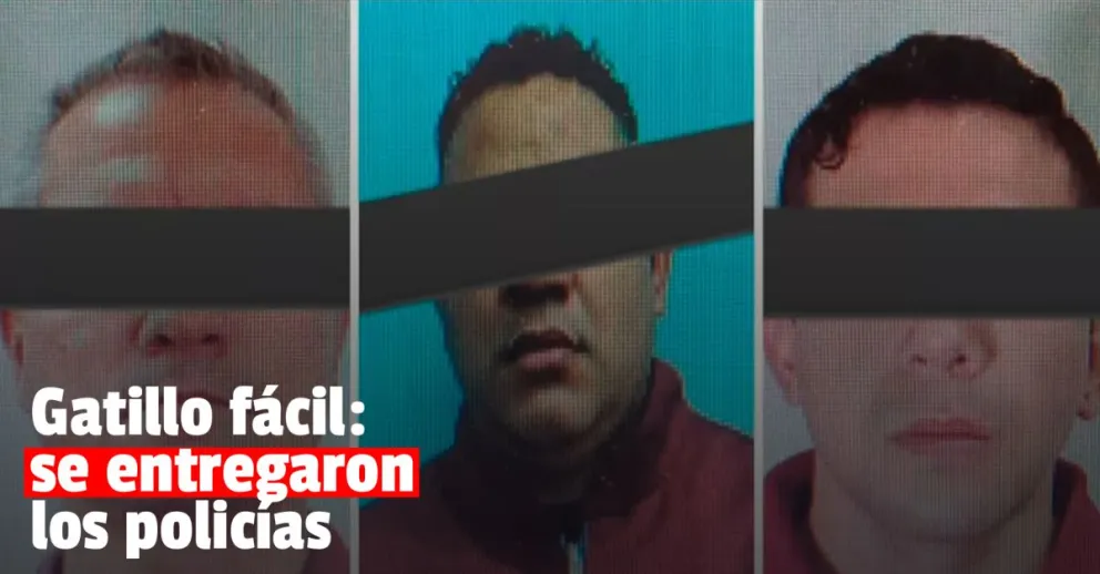 Se entregaron los tres policías acusados de matar a balazos a Lucas González