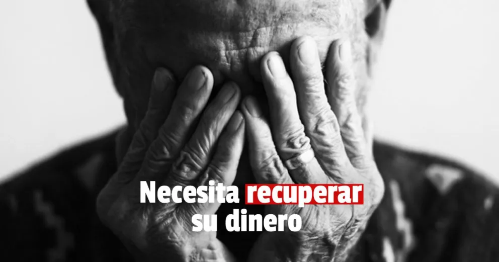 Un abuelo caucetero perdió la plata de su jubilación y pide ayuda para recuperarla