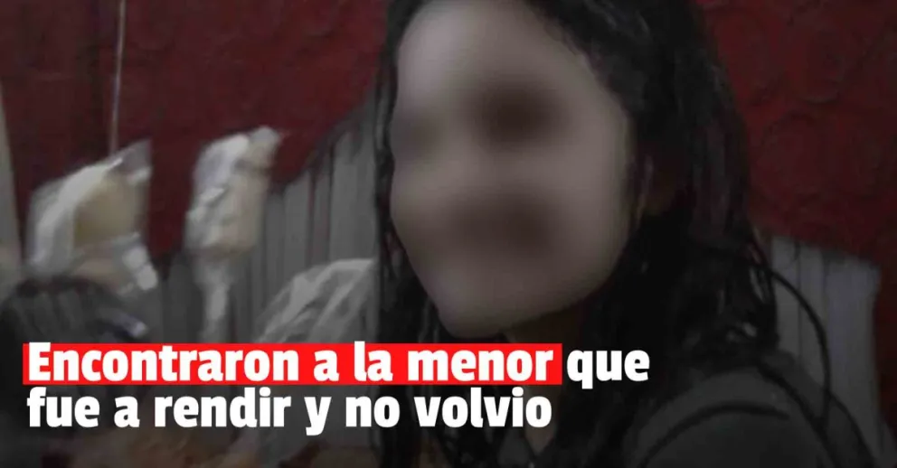 Apareció la joven que fue a rendir y no volvió: está bien