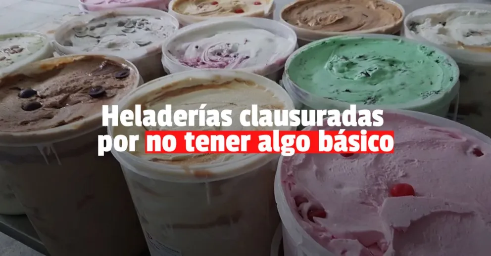 Clausuraron cinco heladerías de la provincia