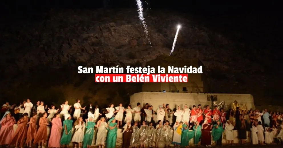 Vuelve un clásico: el tradicional Belén Viviente de San Martín 