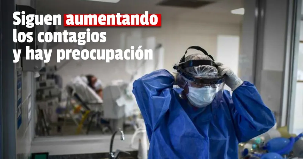 Este jueves los contagios siguen en aumento y se registraron 13.456 nuevos casos