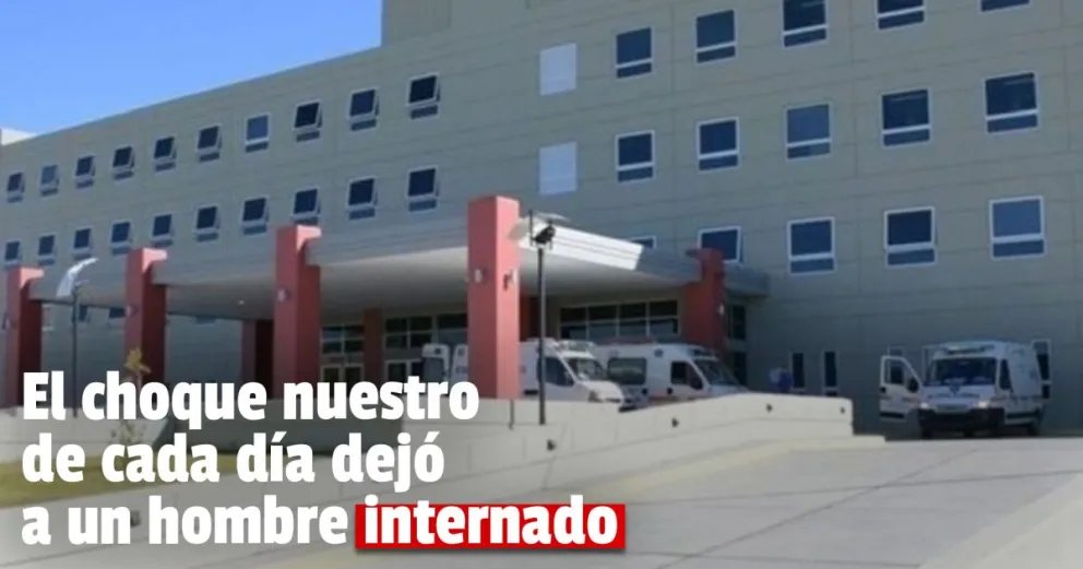 Una camioneta y una moto colisionaron en Capital: un hombre debió ser internado