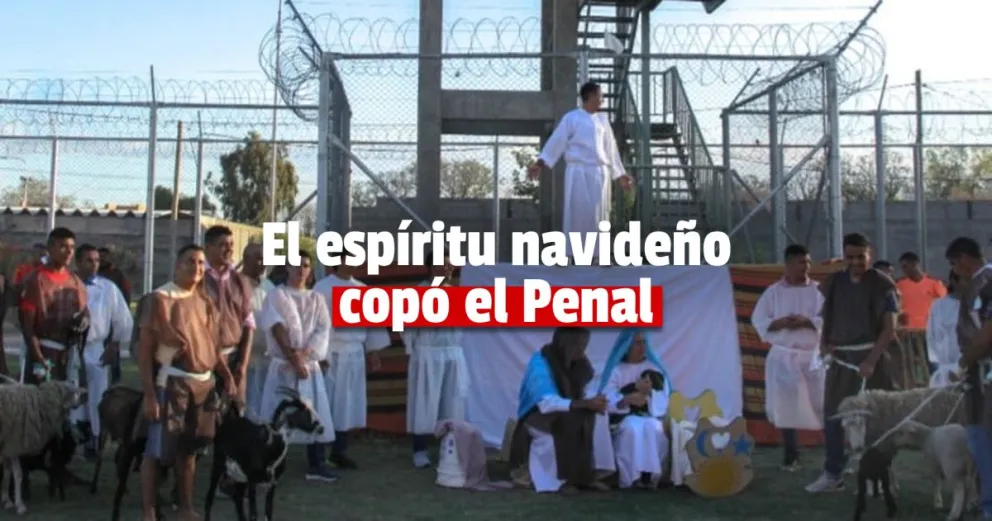 Los internos del Penal de Chimbas realizaron un emotivo Pesebre Viviente