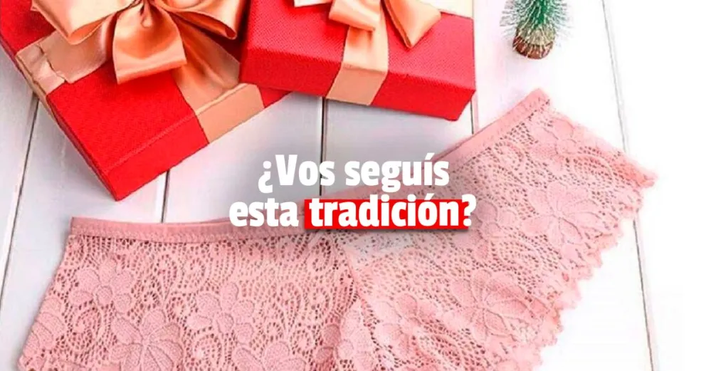 ¿Sabés por qué se regala una bombacha rosa en Navidad?