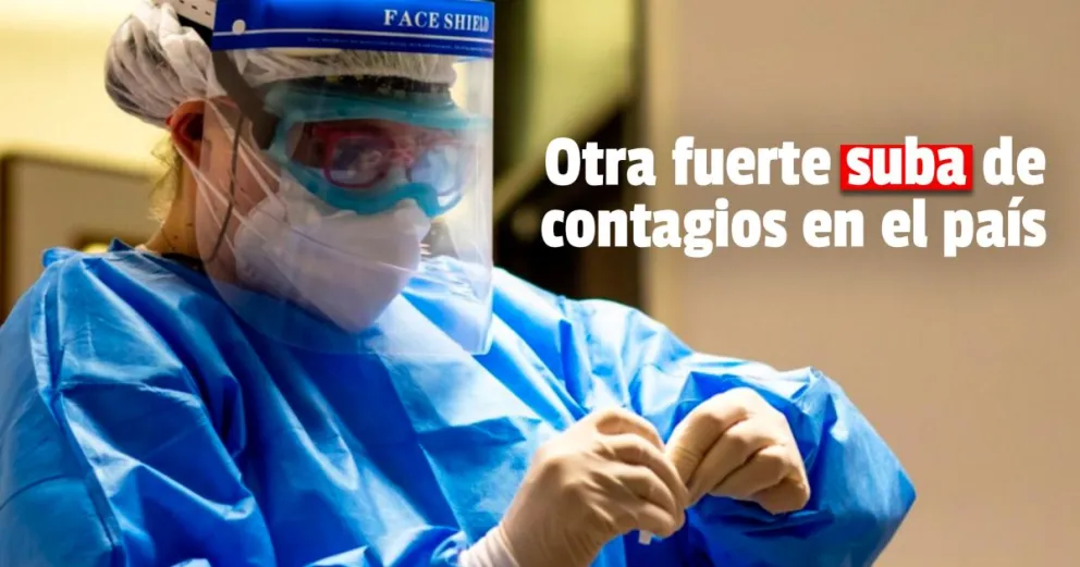 Confirmaron 16.279 nuevos casos de coronavirus, la cifra más alta desde julio