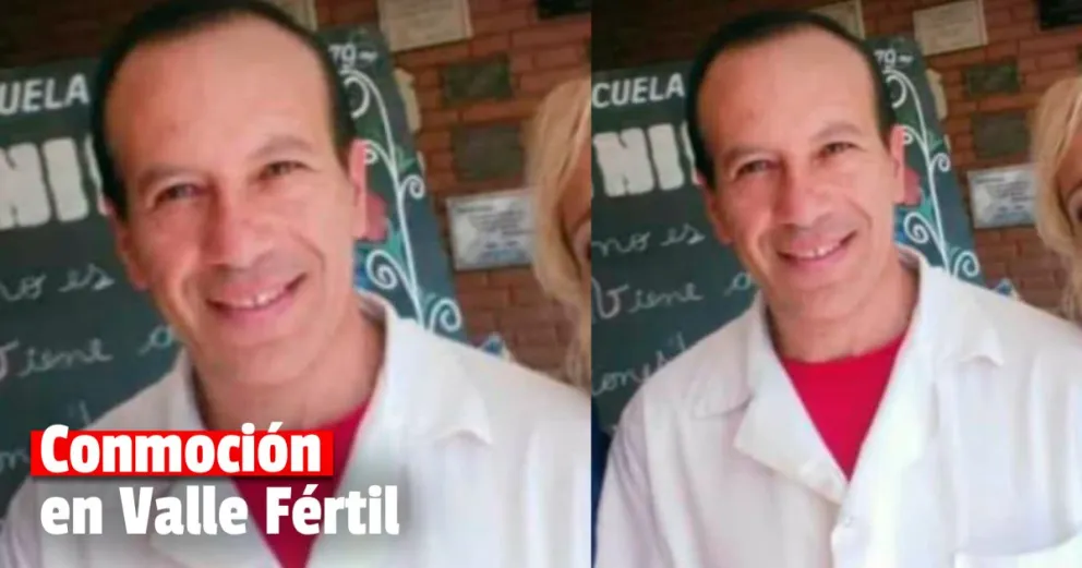 Dolor en Valle Fértil por el fallecimiento de un querido docente