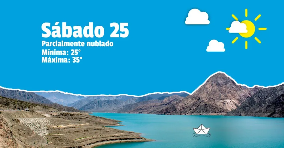 Navidad calurosa con cielo nublado