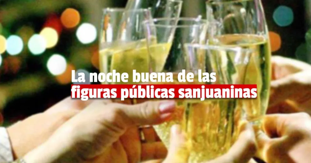 Así fue el festejo navideño de los políticos y famosos sanjuaninos