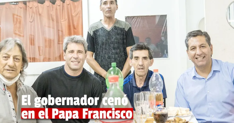 Uñac visitó el Hogar Papa Francisco y la Central de Policías