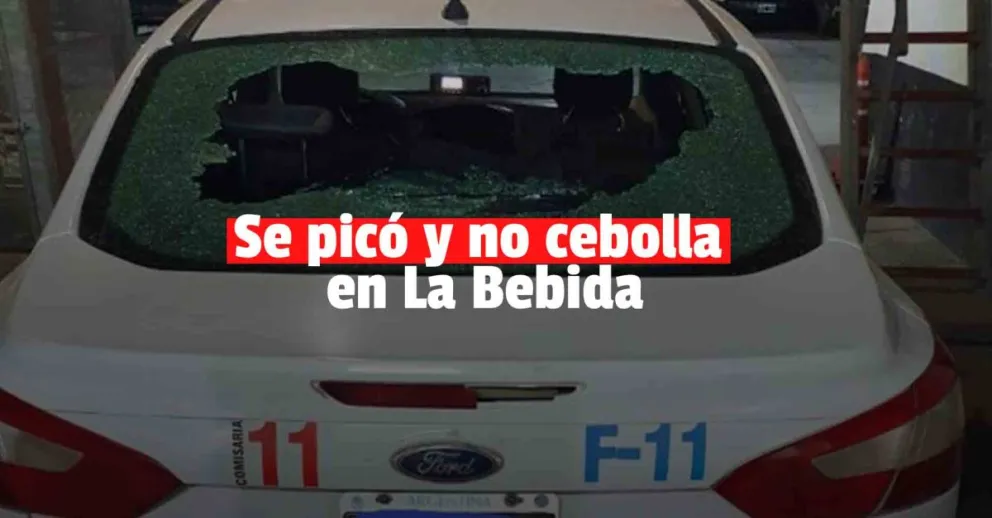 Se resistió al arresto a los barretazos