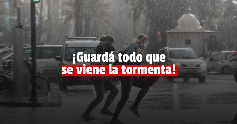 Emitieron un alerta meteorológico por tormentas