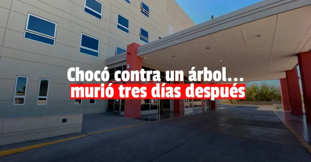 Se estrelló contra un árbol, agonizó tres días y falleció 