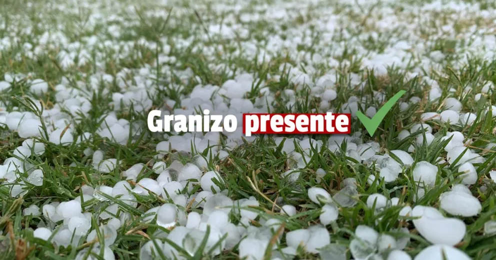 Lluvia en el Gran San Juan y granizo en otros departamentos