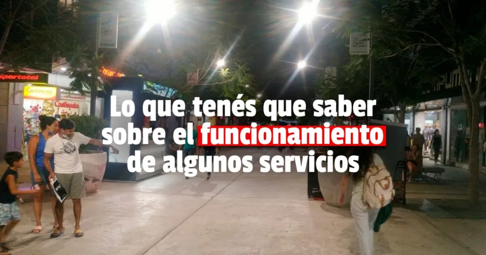 Mirá como funcionarán los servicios el 31 de diciembre y el 1 de enero del 2022