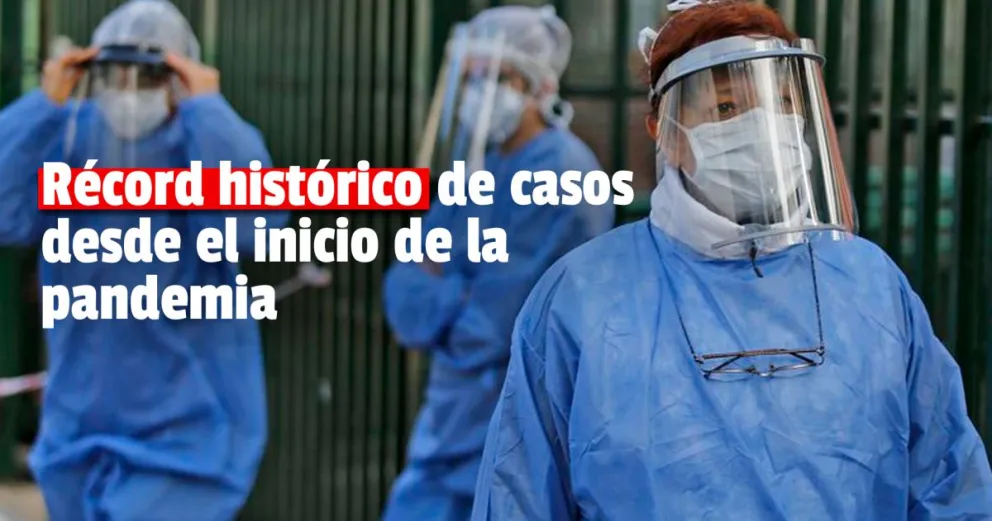 Este miércoles se registraron 42.032 nuevos contagios en el país