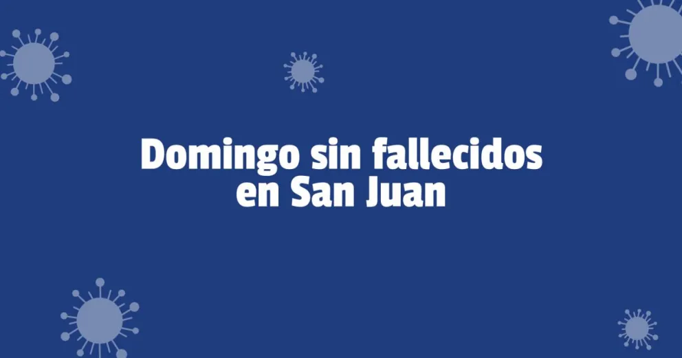 Sin fallecidos en San Juan, se confirmaron dos nuevos casos