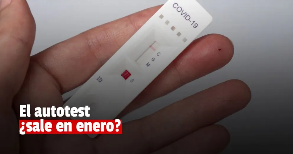 El Gobierno asegura que los autotest estarán a la venta en las farmacias desde enero