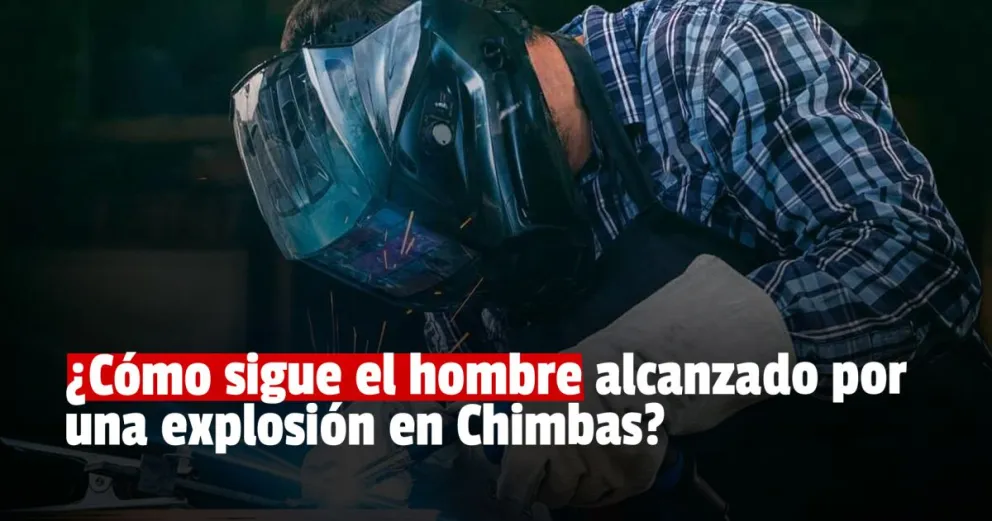 Sigue grave el hombre que sufrió una explosión en un taller de chapa y pintura