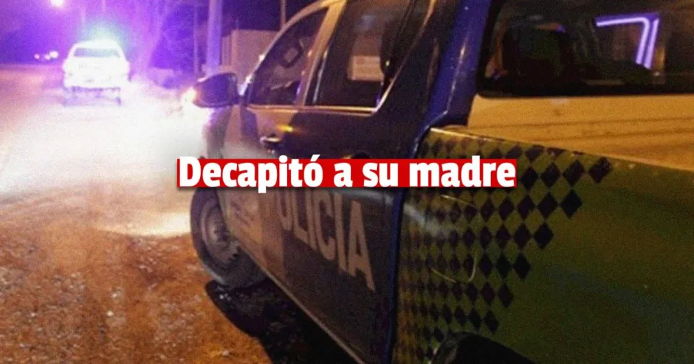 Un hombre mató a su madre, la decapitó y se entregó a la Policía