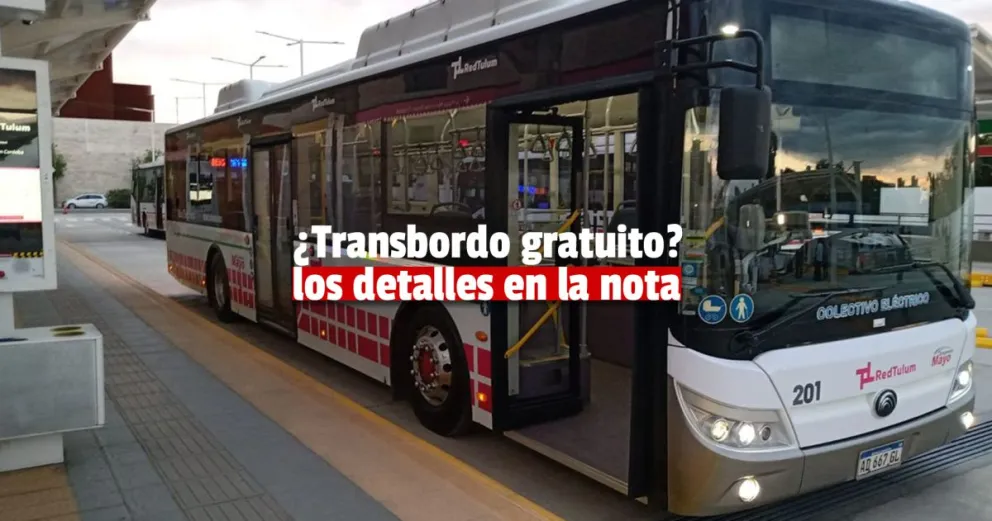 Lo que tenés que saber del transbordo gratis de RedTulum