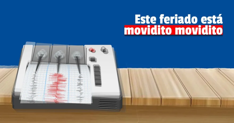 Un sismo de 4.2 sacudió el feriado
