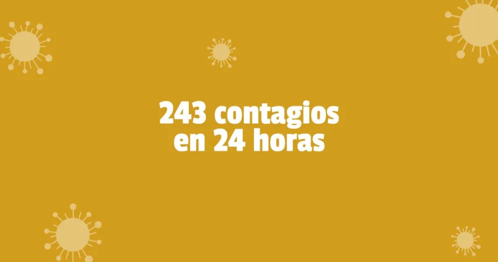 Coronavirus en San Juan: se confirmaron 243 nuevos casos en las últimas 24 horas 