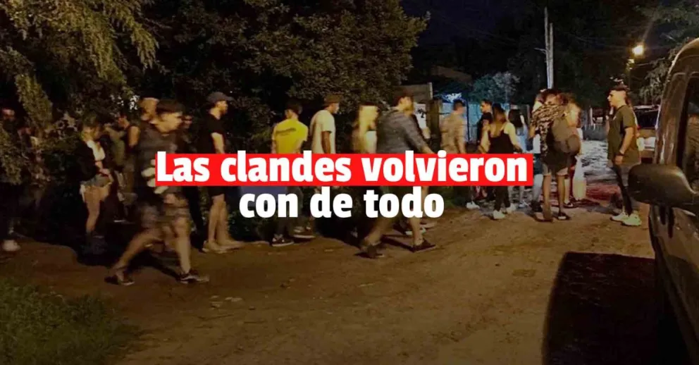 La Policía irrumpió en una fiesta clandestina con 30 menores 