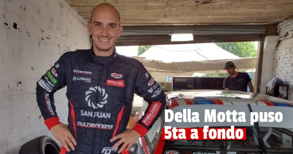 Facundo Della Motta realizò su primer entrenamiento con su nuevo auto de TC