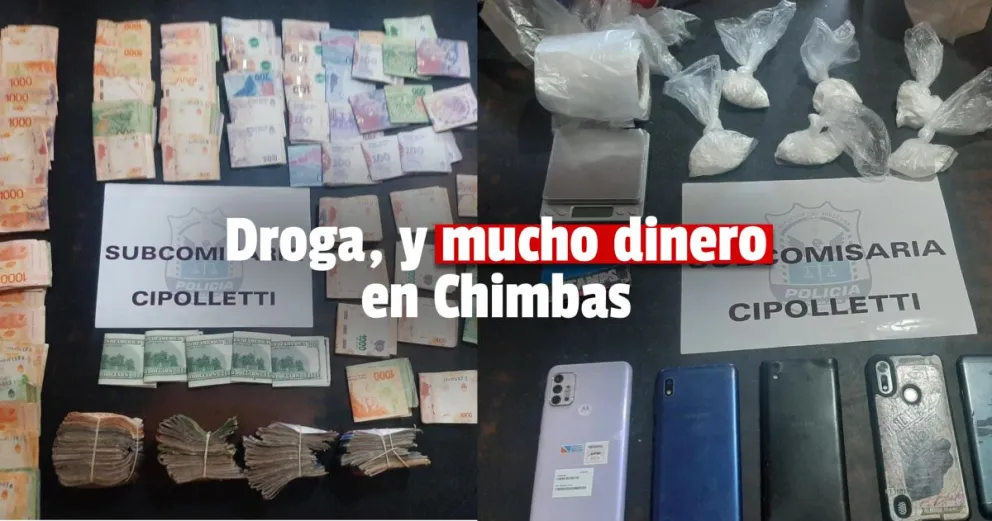 Detienen a una pareja en Chimbas: secuestraron droga, dinero y celulares 