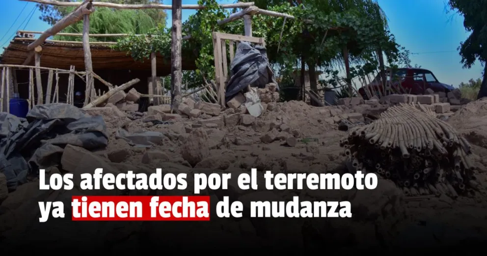 Ya hay fecha de relocalización para las familias afectadas por el terremoto