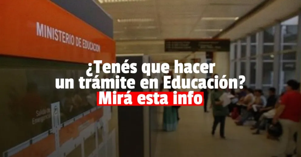 Durante enero habrá nuevo horario de atención al público en Educación